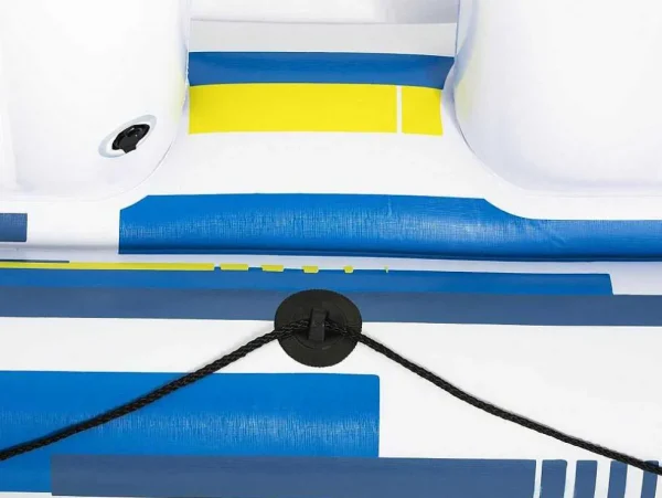 Online Opblaaseiland Met Afneembaar Zonnescherm - 373 X 264 Cm - Azulio Van Watersport