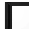 Discount Opklapbaar Badscherm Van Matzwart Metaal - 120 X 140 Cm - District Badscherm