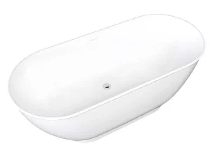 Cheap Ovaal Vrijstaand Bad - 210L - 150 X 74 X 57 Cm - Wit - Acryl - Mobula Vrijstaand Bad