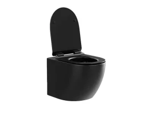 Cheap Pakket Zwevend Toilet Mat Zwart Met Frame En Drukplaat - Javoine Hangend Toilet