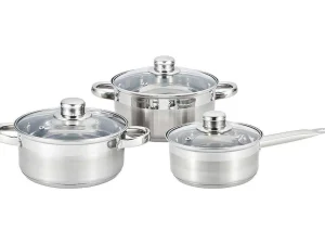 Store Pannenset Festin Van Inox - 6 Stuks - Metaalkleur Tafelservies