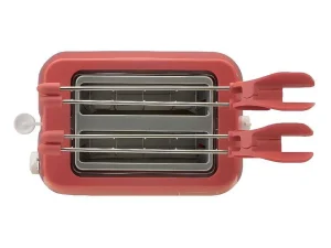 Outlet Pantone Broodrooster, Rood, 26X18X17 Cm, Klein Huishoudelijk Apparaat