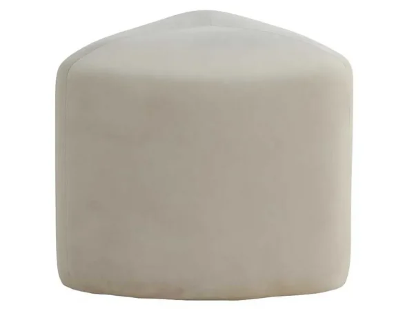Best Peg Poef, Hocker O46Cm Velours Wit. Poef