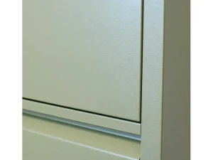 Online Pisa Schoenenkast Groen Metaal Met 8 Vakken. Schoenenkast