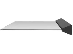 Store Platte Deurluifel Van Aluminium 140 X 90 Cm Met Ledverlichting - Luxama Luifel En Afdak