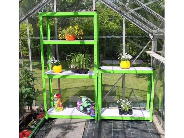 Clearance Polytunnel 19Mm 2.5M X 2M With Racking Tuinkas