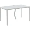 New Professioneel Bureau Voor 1 Persoon - Wit - L140 Cm - Downtown Bureaumeubel
