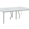New Professioneel Bureau Voor 4 Personen - Wit - L120 Cm - Downtown Kantoormeubilair