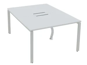 Cheap Professioneel Bureau Voor 2 Personen - Wit - L120 Cm - Downtown Kantoormeubilair