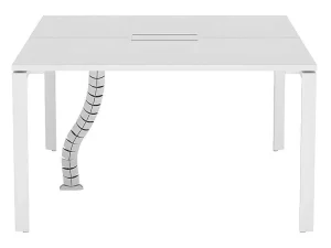 Cheap Professioneel Bureau Voor 2 Personen - Wit - L120 Cm - Downtown Kantoormeubilair