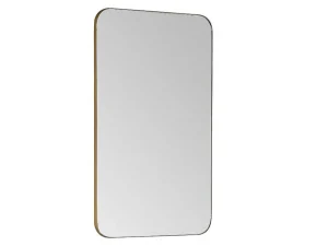 Cheap Rechthoekige Badkamerspiegel Met Gouden Contour - 50 X 80 Cm - Demetria Accessoires & Spiegels