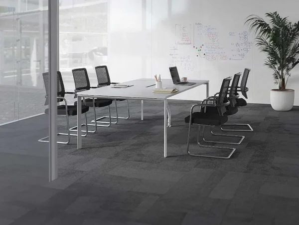 Clearance Rechthoekige Vergadertafel - 6 Personen - Wit - L240 Cm - Downtown Kantoormeubilair