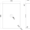 Hot Rechthoekige Wastafel Om Te Plaatsen - Geborsteld Goudkleurig - L50 X B35,2 Cm - Demarquy Wastafel