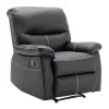 Hot Relaxfauteuil Canby - Kunstleer - Zwart Relaxfauteuil