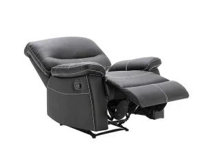 Hot Relaxfauteuil Canby - Kunstleer - Zwart Relaxfauteuil