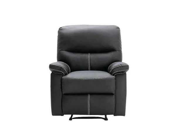 Hot Relaxfauteuil Canby - Kunstleer - Zwart Relaxfauteuil