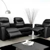 Cheap Relaxfauteuil Evasion Van Leer - Zwart Relaxfauteuil