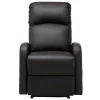 Online Relaxfauteuil Van Kunstleer Isao - Bruin Relaxfauteuil