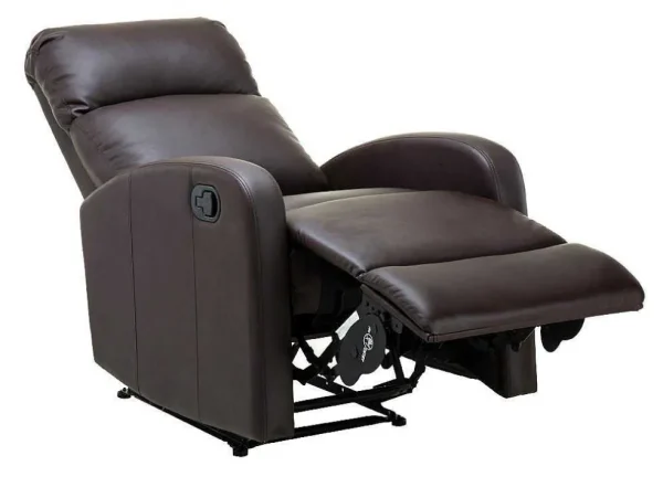 Online Relaxfauteuil Van Kunstleer Isao - Bruin Relaxfauteuil
