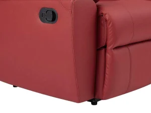 Best Sale Relaxfauteuil Van Leer Aroma - Rood Relaxfauteuil