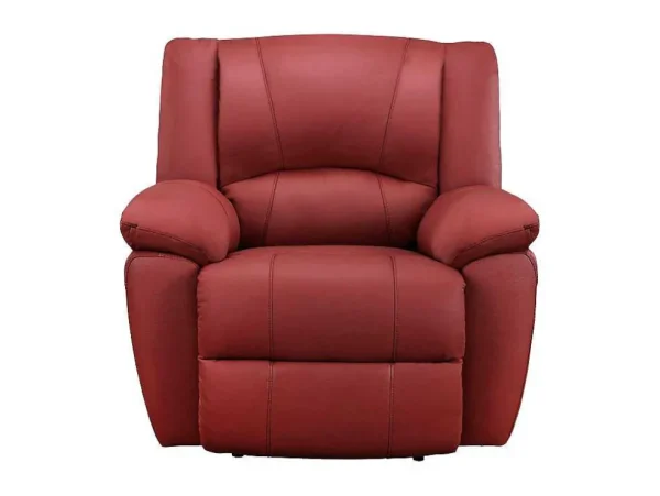 Best Sale Relaxfauteuil Van Leer Aroma - Rood Relaxfauteuil