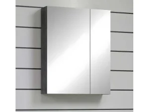 Best Sale Riva Spiegelkast 2 Deuren, Grijs. Muurkast Badkamer
