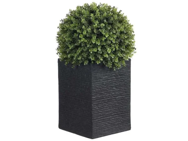 Best Ronde Kunstbuxus Met Pot - H66 X D40 Cm - Groen - Diava Kunstplant
