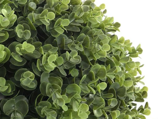 Best Ronde Kunstbuxus Met Pot - H66 X D40 Cm - Groen - Diava Kunstplant