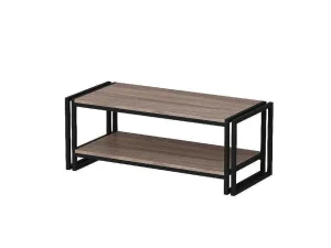 Outlet Salontafel Carmela, Walnoten, 102X45X40 Cm, Salontafel