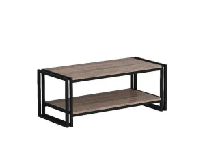 Outlet Salontafel Carmela, Walnoten, 102X45X40 Cm, Salontafel