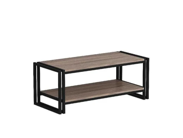 Outlet Salontafel Carmela, Walnoten, 102X45X40 Cm, Salontafel