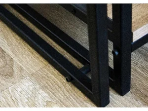 Outlet Salontafel Carmela, Walnoten, 102X45X40 Cm, Salontafel