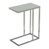 Discount Salontafel Nelio - Gehard Glas - Wit Bijzettafel