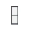 Outlet Scheidingswand In Aluminium - L88 X H245 Cm - Antraciet - Verstelbare Hoogte - Sagar Scheidingswand