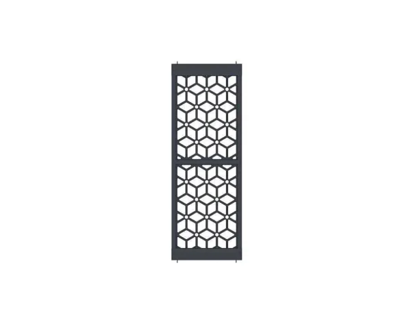Best Sale Scheidingswand Verzinkt Staal L88 X H245 Cm Antraciet - Verstelbare Hoogte - Lateri Scheidingswand