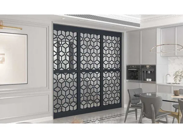 Best Sale Scheidingswand Verzinkt Staal L88 X H245 Cm Antraciet - Verstelbare Hoogte - Lateri Scheidingswand