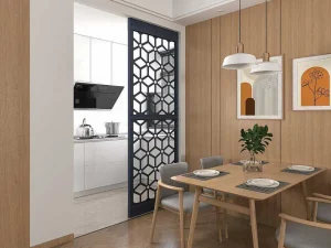 Best Sale Scheidingswand Verzinkt Staal L88 X H245 Cm Antraciet - Verstelbare Hoogte - Lateri Scheidingswand