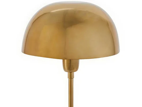 Cheap Schemerlamp Champignon Met Art-Decostijl Amanite - Marmer En Ijzer - 24,5 X 24,5 X 52 Cm - Goudkleurig Lamp