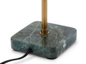 Cheap Schemerlamp Champignon Met Art-Decostijl Amanite - Marmer En Ijzer - 24,5 X 24,5 X 52 Cm - Goudkleurig Lamp