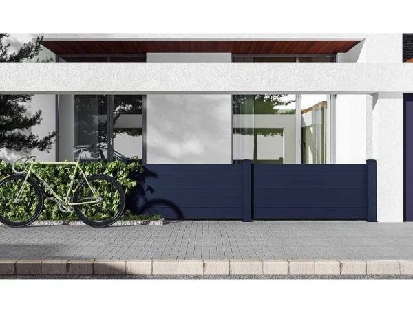 Cheap Schutting L189 X H78 Cm In Antraciet Aluminium - Otavio Afscherming En Omheining