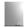 Fashion Scout Spiegel Bad 60Cm 1 Plank Hoog Glans Wit,Rookkleurig. Accessoires & Spiegels