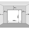 Online Sectionale Garagedeur Houteffect Wit Met Motor - Prieta Garagedeur