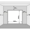 Cheap Sectionale Garagedeur Met Cassettes - Wit - Met Ramen - Automatisch - Caopas Garagedeur