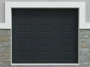 Best Sectionale Garagedeur Met Antraciet Cassette En Motor - Caopas Garagedeur