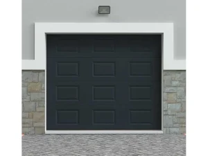 Best Sectionale Garagedeur Met Antraciet Cassette En Motor - Caopas Garagedeur