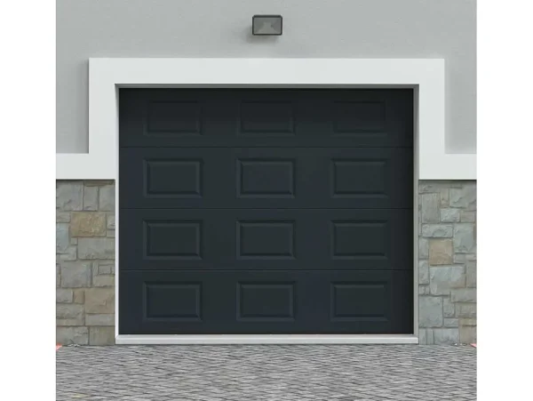 Best Sectionale Garagedeur Met Antraciet Cassette En Motor - Caopas Garagedeur
