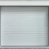 Cheap Sectionale Garagedeur Wit Gegroefd Effect Met Motor - Noria Garagedeur