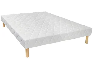 Discount Set 120 X 190 Cm Bedbodem + Matras Met Pocketveren - Ambracie Van Ysmee Set Matras En Lattenbodem