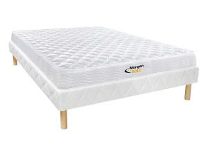 Fashion Set Bedbodem + Matras Met Veren Wolkenlos Van - 140 X 190 Cm Set Matras En Lattenbodem