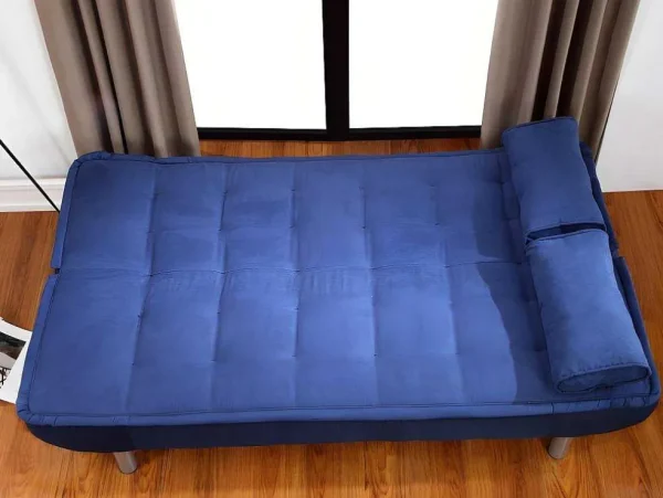Cheap Set Blauwe Slaapbank Mishan En Grijs Tapijt Bunny Scandinavisch